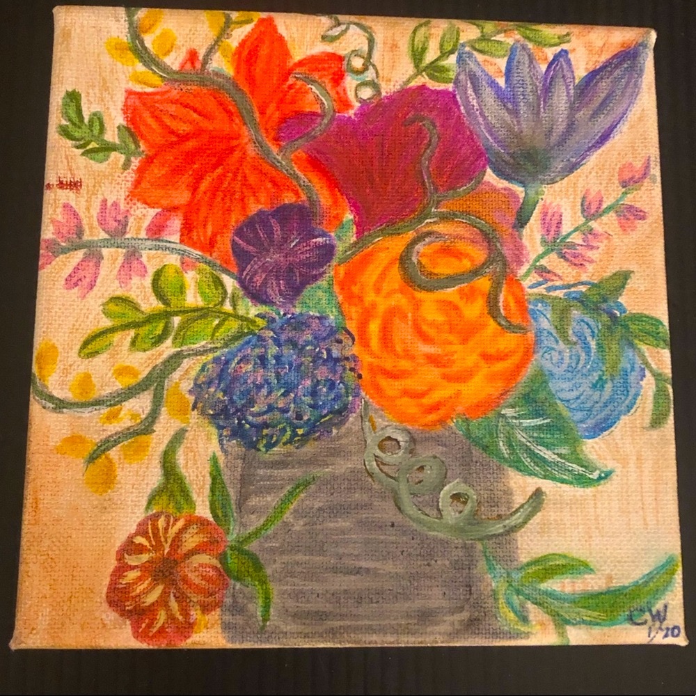 Hand painted canvas